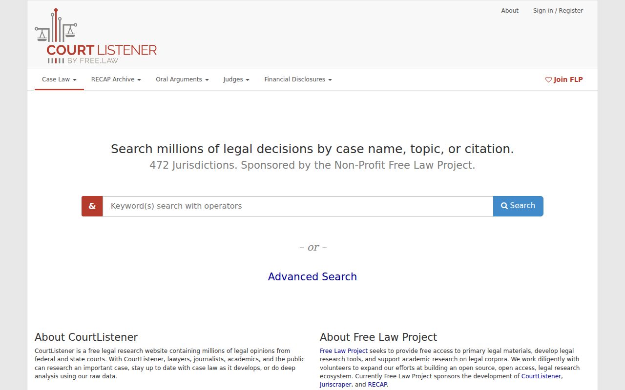 Walthall County court case records CourtListener federal docket interface