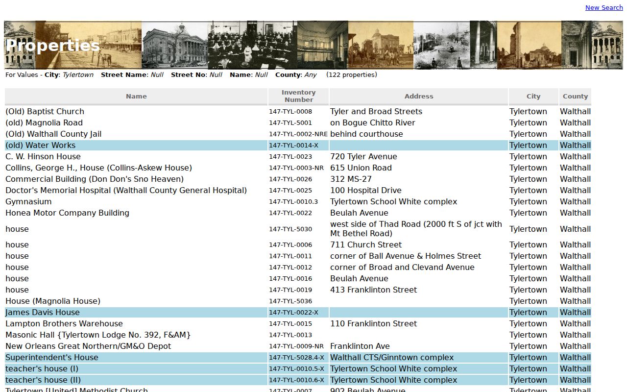 Tylertown court records historic Old Walthall County Jail search result